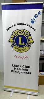 Roll-Up Lions Club Helsinki Pihlajamäki