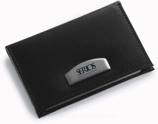 Bonded leather card holder